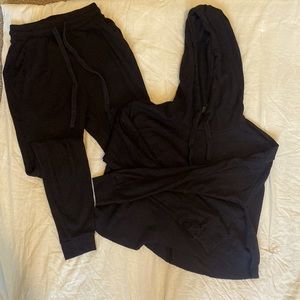 Wild fable, long sleeved black sweat set from Target